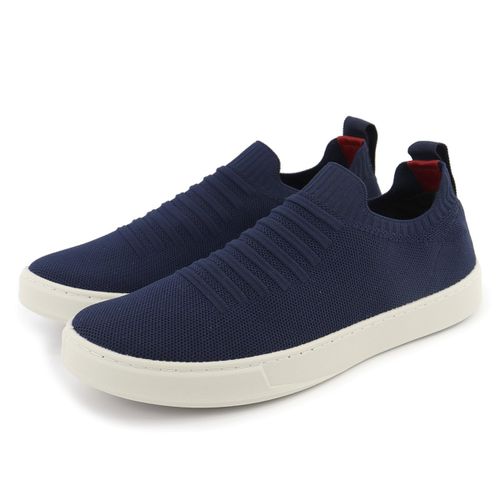 Tênis Masculino Casual Meia Azul - Ref: 7011 - Re... - ESTILODR