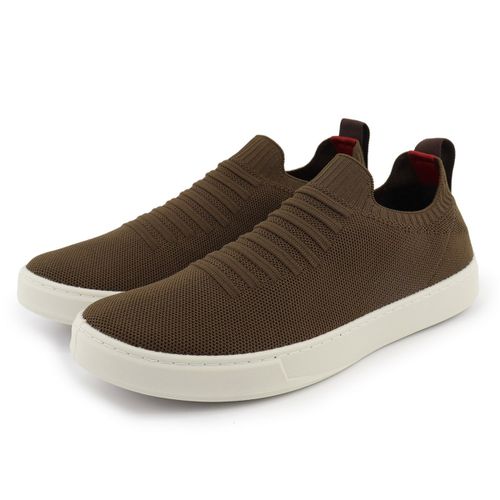Tênis Masculino Casual Meia Café - Ref: 7011 - Ref... - ESTILODR