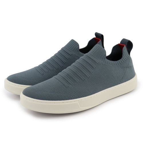 Tênis Masculino Casual Meia Cinza - Ref: 7011 - R... - ESTILODR