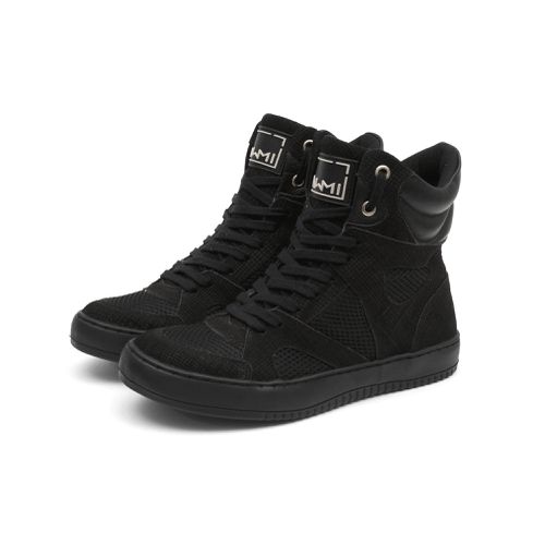 Tenis Sneaker Bawmi Cano Alto Feminino Preto - REF... - ESTILODR