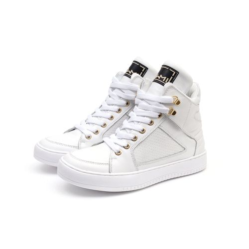 Tenis Sneaker Bawmi Cano Alto Feminino Branco - RE... - ESTILODR