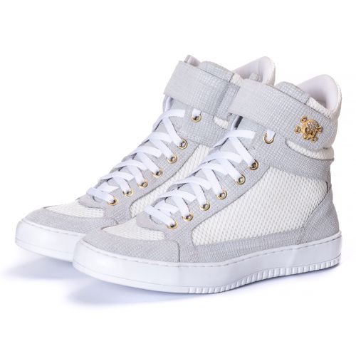 Tenis Sneaker Bawmi Cano Alto Feminino Branco - RE... - ESTILODR