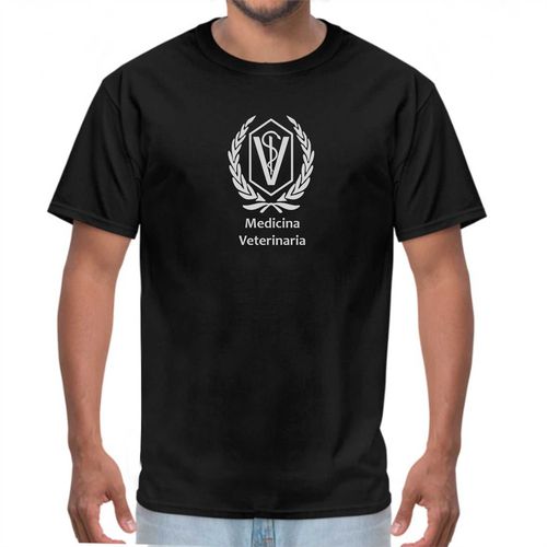 Camisa de Algodão Lisa Preta - Estampa Medicina Ve... - Sistema Bruto | Botas Texanas em couro