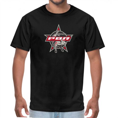 Camisa de Algodão Lisa Preta - Estampa PBR - Sistema Bruto | Botas Texanas em couro