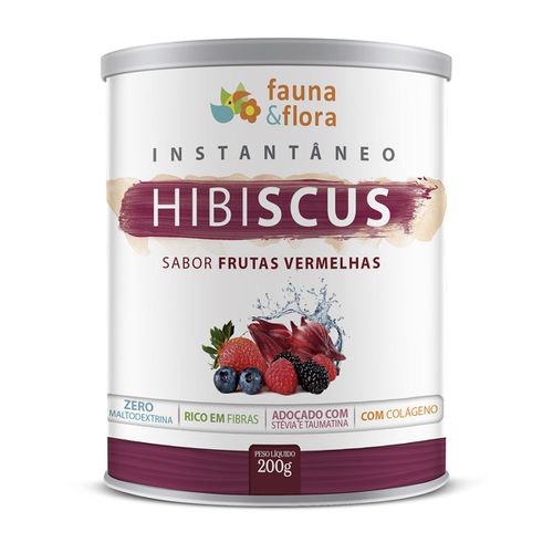 Chá Instantâneo de Hibiscus Diurético sabor Frutas... - Fauna e Flora l Sua Loja Online de Produtos Naturais