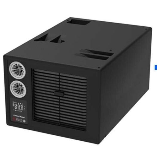 AR CONDICIONADO EMBUTIDO BAIXO DO BANCO PARA MOTORHOME 7.000 BTUS, 24V, COR PRETO - FRESH AIR 2800 TOP RV