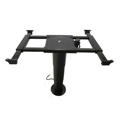 Base para Mesa de Metal com acionamento 12V Modelo JTS-2 Base PRETO Redondo