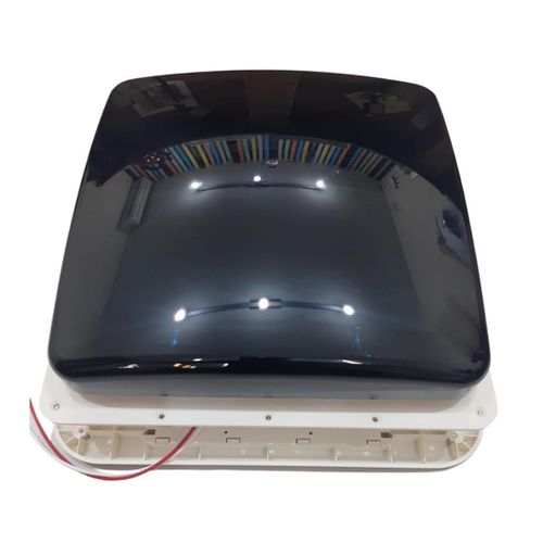 Claraboia de teto 280x280 ventilador ou exaustor 3 velocidades sem led