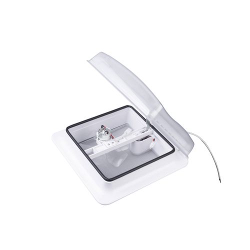 Claraboia De Teto com ventilacao 1 Vel. Tampa cor Branco - Teto 30-60mm - 280X280