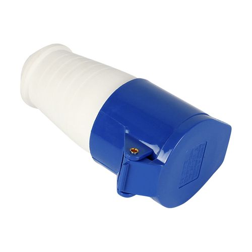CONECTOR DE ENERGIA PARA TRAILER MODELO 32A COR AZUL