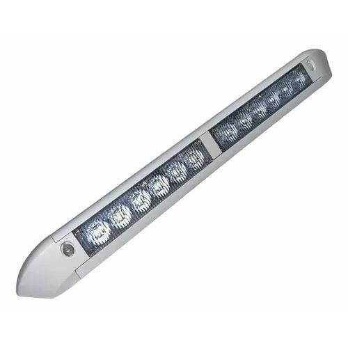 Luminaria Led Externa Dupla 12/24V 6.500K 430X39X39MM