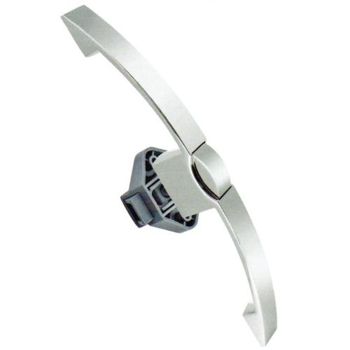 Fechadura Para Moveis Modelo Cor Prata Fosco Grande 160mm