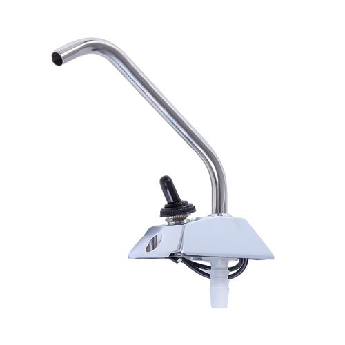 TORNEIRA DE AGUA COM ACIONAMENTO 12V GIRO 360 COR CROMO - MODELO FA12V