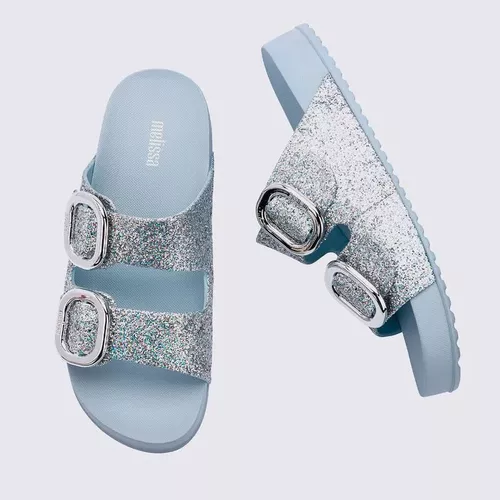 Melissa Cozy Glitter Prata