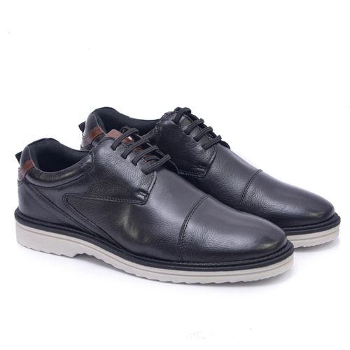 Sapato de Couro Casual Amarok Preto - FERRARA