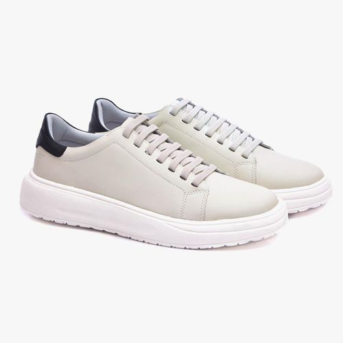 Tênis de Couro Bolt Off White - FERRARA
