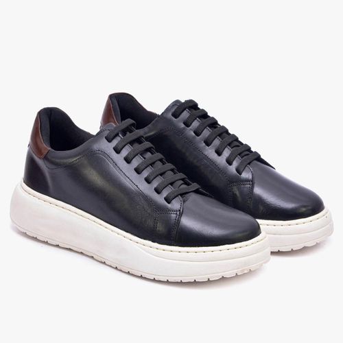 Tênis de Couro Bolt Urban Black - FERRARA