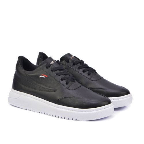 Tênis de Couro Gales Preto - FERRARA