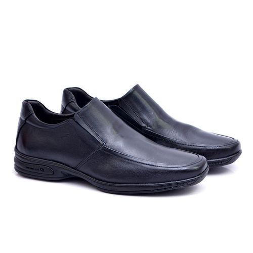 Sapato Social de Couro Madri Preto - FERRARA