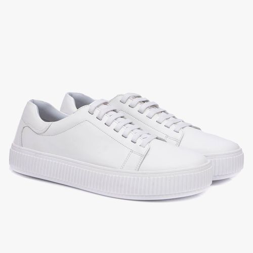 Tênis de Couro Malibu Branco - FERRARA