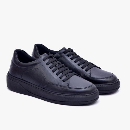 Tênis de Couro Tokio All Black - FERRARA