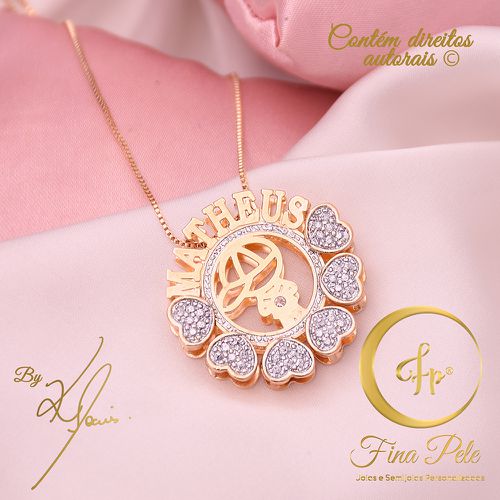 Mandala cravejada 1 Filho Fina Pele Joias - 011 - FINA PELE Joias e Semijoias Personalizadas
