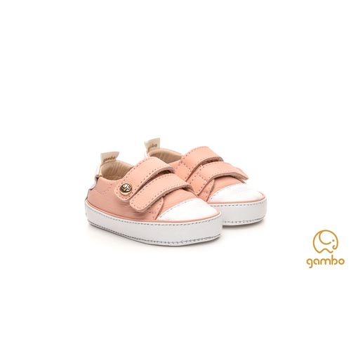 Tênis New Born Feminino Salmão - NB10444G-2026 - GAMBO