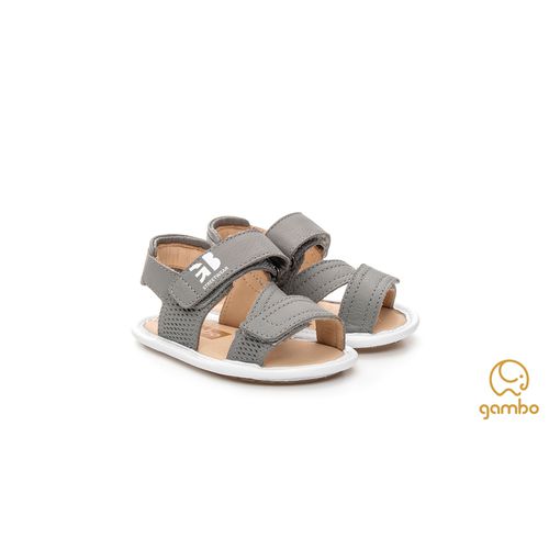 Sandália Baby Arthur - Happiness - Cinza - S20651 ... - GAMBO