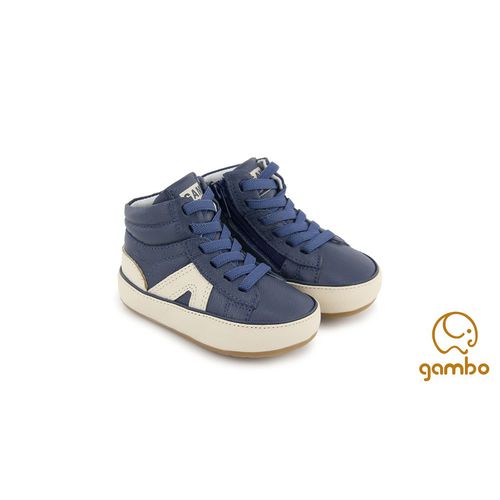 Bota Bebê Masculina Azul - BT50575-3139 - GAMBO