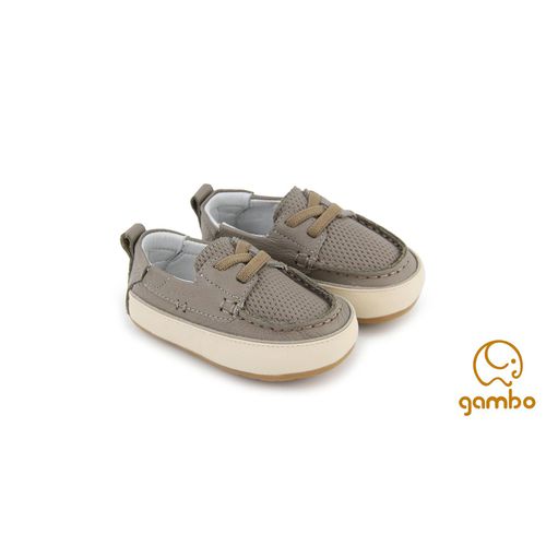 Mocassim Baby Solid Taupe - Friendship - Taupe - M... - GAMBO