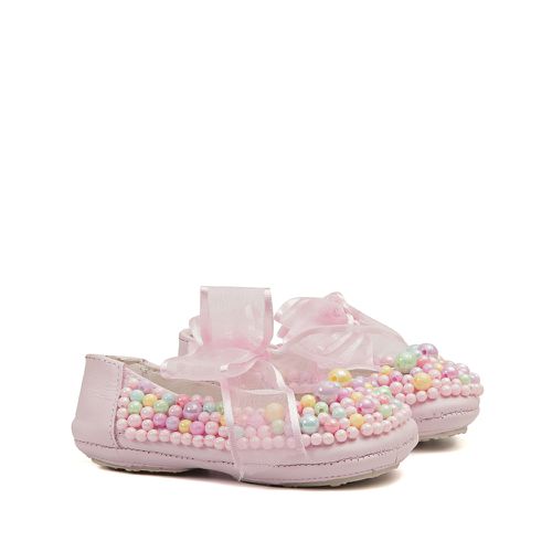 Sapatinho Rosa de Pérolas Bebê Infantil Gats - GATS