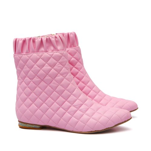 Bota Matelassê Rosa Infantil Gats Copia - GATS