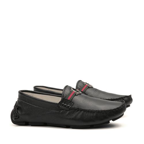 Mocassim Masculino Logo Preto Infantil Gats - GATS