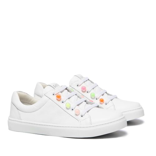 Tênis Sneaker Branco Colorido Infantil Gats Outlet - GATS