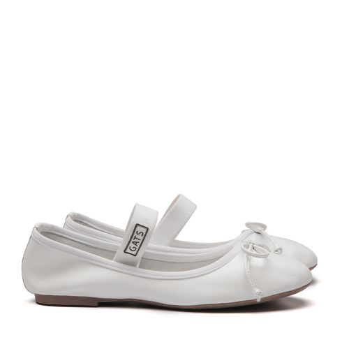 Gats Ballet Flats Branco Infantil - GATS