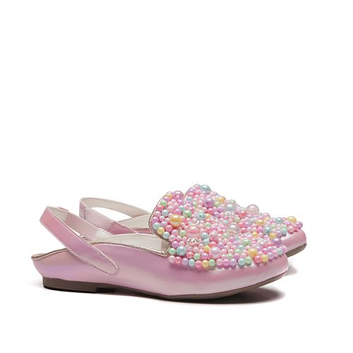 Mule Bordado Bala Rosa Infantil Gats - GATS