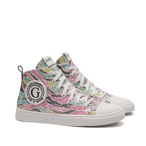 Tênis High Galactica Zebra Infantil Gats - GATS