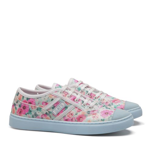 Tênis Cano Baixo Glitter Floral Infatil Gats - GATS