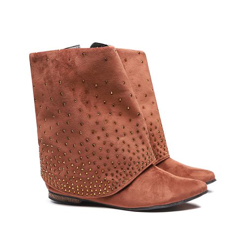 Bota Veludo Café Infantil Gats - GATS