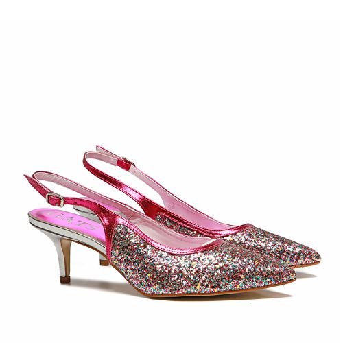 Sapato Mule Salto Baixo Galactica Colorful - GATS