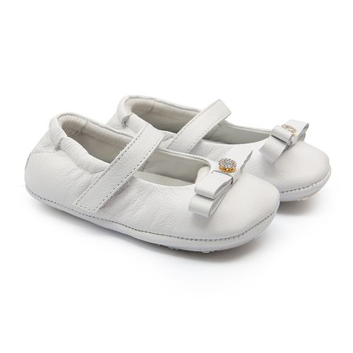 Sapatinho de Bebê Feminino Branco Gats - GATS