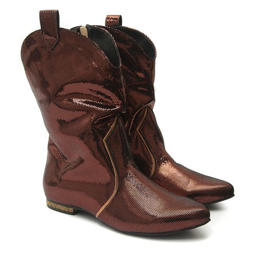 Bota New Western Serpente Coffee Gats Outlet - GATS