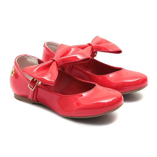 Sapato Boneca Laço Vermelho Infantil Gats - GATS