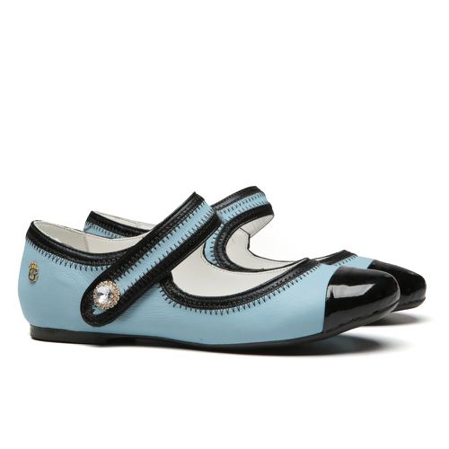 Sapatilha Azul Costura Infantil Gats - GATS