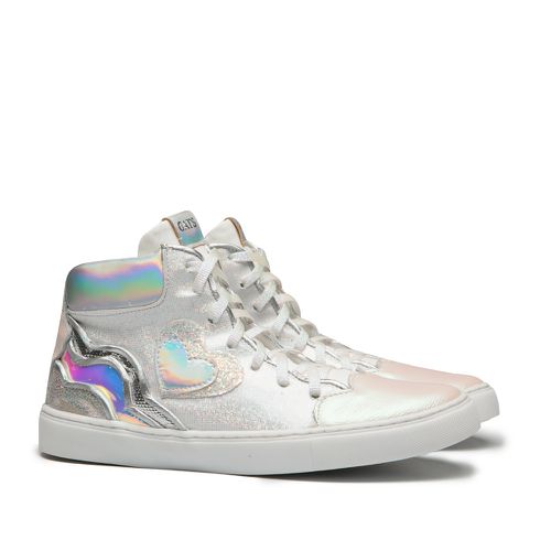 Tênis Cano Alto Hearts Magia Branco Infantil Gats - GATS