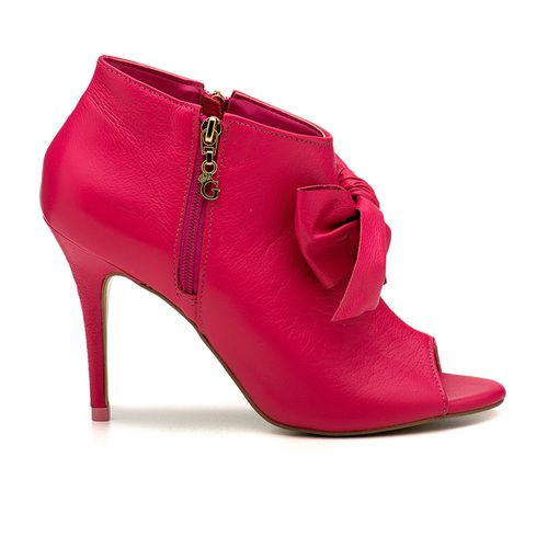 Ankle Boot Laço Pink Salto Fino Antonella - GATS