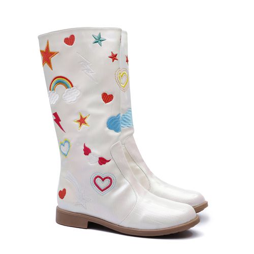 Bota Cano Longo Figures Branco Gats - GATS