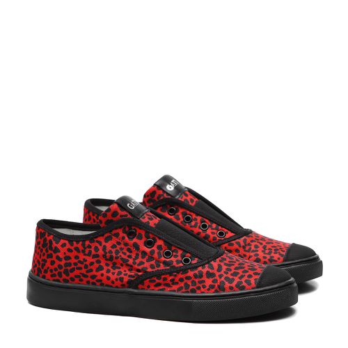 Tênis Canva Animal Print Vermelho Gats - GATS