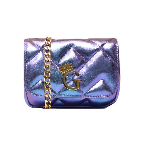 Bolsa Pequena Cristal Glow Azul - GATS