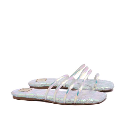 Slide Flatform Strass Holográfica Infantil Gats - GATS